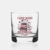 Ik hou meer van boeken dan van… whisky glas (Voorkant)