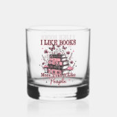 Ik hou meer van boeken dan van… whisky glas (Achterkant)