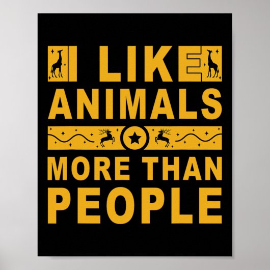 Ik hou meer van dieren dan mensen 3 poster (Voorkant)