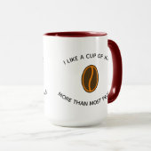 Ik hou meer van een kop joe... | Funny Coffee Slog (Voorkant rechts)