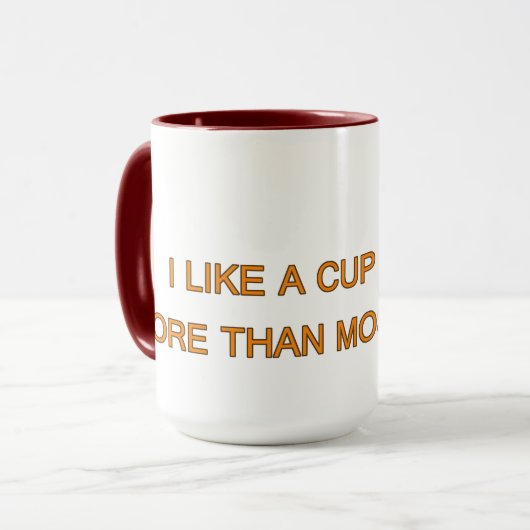 Ik hou meer van een kop joe... | Funny Coffee Slog (Voorkant links)