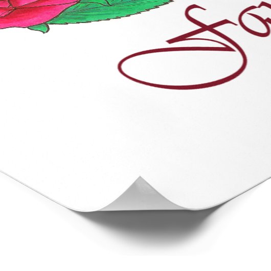 Ik hou meer van hem dan poëzie: Vis en Roos poster (Hoek)