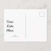 Ik hou meer van je aankondigingskaart (Achterkant)