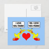 Ik hou meer van je briefkaart (Voorkant / Achterkant)