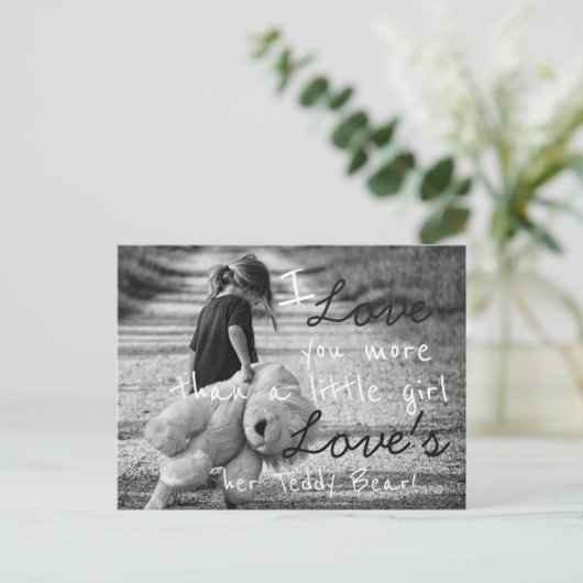 Ik hou meer van je briefkaart (Staand voorkant)