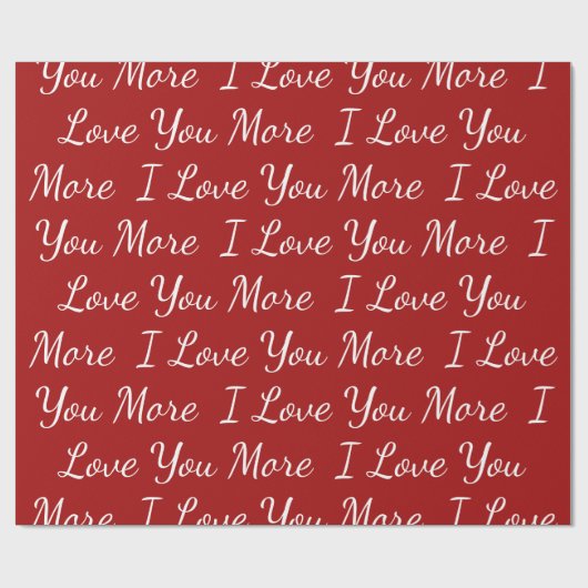 Ik hou meer van je cadeaupapier (Vlak)