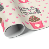 Ik hou meer van je dan cupcakes inpakpapier (Rol Hoek)
