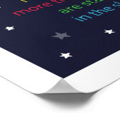 ik hou meer van je dan er zijn sterren - poster (Hoek)