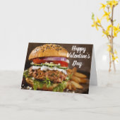 IK "HOU" MEER VAN JE DAN ** HAMBURGERS ** VALENTIJ KAART (Gele Bloem)