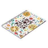 Ik hou meer van je dan pizza. Italiaanse voedselbr Notitieboek (Linkerzijde)