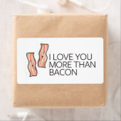 Ik hou meer van je dan van Bacon Etiket (Insitu)