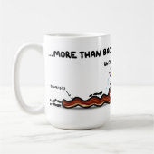 "Ik hou meer van je dan van bacon" Koffiemok (Links)