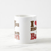 Ik hou meer van je dan van Bacon Koffiemok (Center)