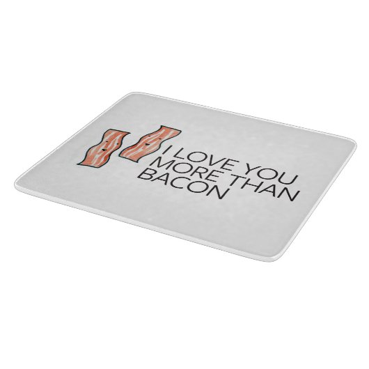 Ik hou meer van je dan van Bacon Snijplank (Hoek)