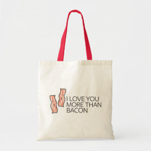 Ik hou meer van je dan van Bacon Tote Bag