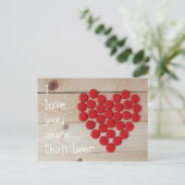 Ik hou meer van je dan van bier briefkaart (Staand voorkant)