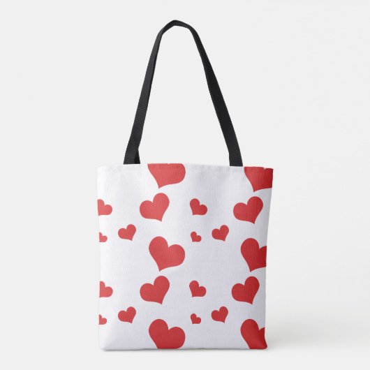 Ik hou meer van je dan van chocolade Canvas tas (Achterkant)