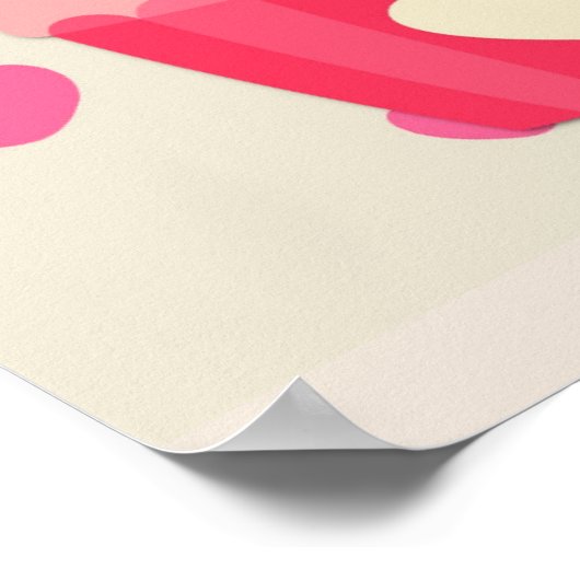 Ik hou meer van je dan van cupcakes Poster (Hoek)