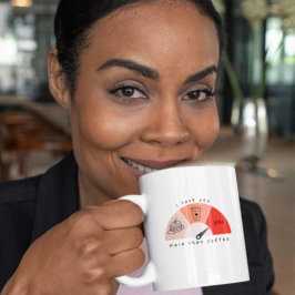 Ik hou meer van je dan van de Mok van Coffee Valen