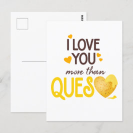 Ik hou meer van je dan van de vragenlijst briefkaart