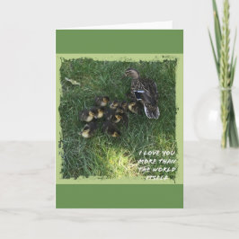 Ik hou meer van je dan van de wereld zelf. kaart