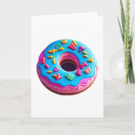 Ik hou meer van je dan van Donuts Wenskaart Feestdagen Kaart
