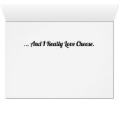 Ik hou meer van je dan van een kaasachtig Wenskaar (Binenzijde Horizontaal (Onderkant))