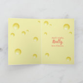 Ik hou meer van je dan van een kauwkaart kaart (Binnen)