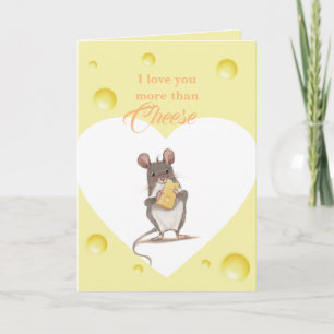 Ik hou meer van je dan van een kauwkaart kaart