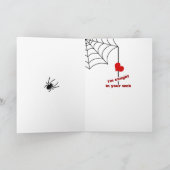 Ik hou meer van je dan van een spinhagel feestdagen kaart (Binnen)