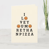 Ik hou meer van je dan van elke pizza kaart (Voorkant)