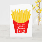 Ik hou meer van je dan van Franse feeën Kaart (Gele Bloem)