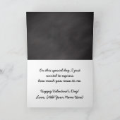 Ik hou meer van je dan van gepersonaliseerde Valen Feestdagen Kaart (Binnen)