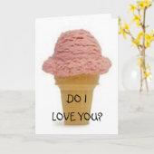 IK HOU MEER VAN JE DAN VAN IJS KAART (Gele Bloem)