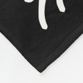 Ik hou meer van je dan van knip roze en Paarse kle Fleece Deken (Hoek)