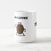 "Ik hou meer van je dan van koffie" Koffiemok (Center)