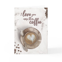 Ik hou meer van je dan van koffie | Latte Art Blan