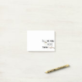 Ik hou meer van je dan van koffie post-it® notes (Op bureau)