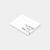 Ik hou meer van je dan van koffie post-it® notes (Schuin)