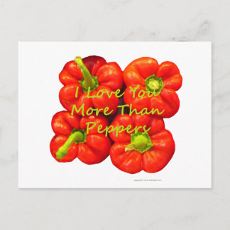 Ik hou meer van je dan van Peppers Briefkaart