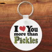 Ik hou meer van je dan van Pickles Sleutelhanger (Voorkant)