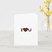 Ik hou meer van je dan van spek. kaart (Gele Bloem)