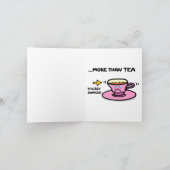 Ik hou meer van je dan van thee. kaart (Binnen)