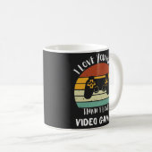 Ik hou meer van je dan van videogames koffiemok (Voorkant rechts)