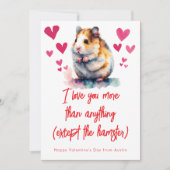 Ik hou meer van je dan van wat grappige Valentijns Feestdagenkaart (Voorkant)