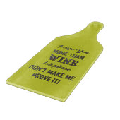 Ik hou meer van je dan van wijn... BESTANDDE KAART Snijplank (Hoek)