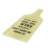 Ik hou meer van je dan van wijn... BESTANDDE KAART Snijplank (Hoek)