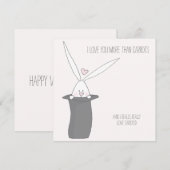 Ik hou meer van je dan van wortelen - Valentijnsda (Voorkant / Achterkant)