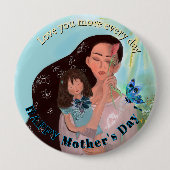 Ik hou meer van je elke dag Button (Voorkant)