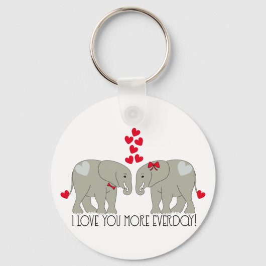 Ik hou meer van je Everday! Sleutelhanger (Voorkant)